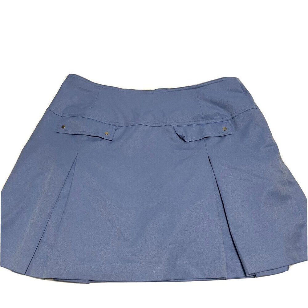 Tail Women’s Sz 14 Skort Golf Tennis Stretch Zipper Pleated Flap Pockets